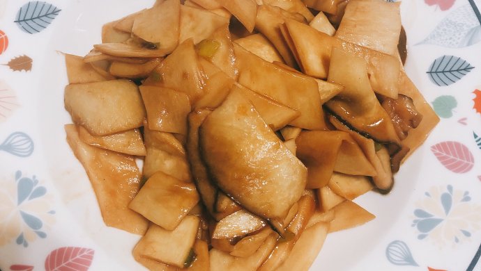 蚝油笋片杏鲍菇，一道美味佳肴的诞生，蚝油笋片杏鲍菇，美味佳肴的诞生之道