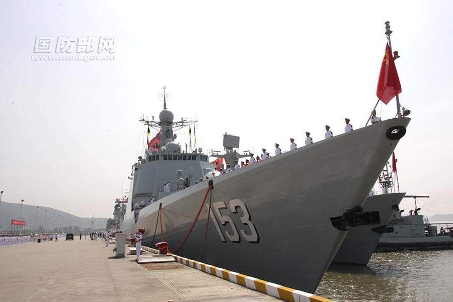 探索中国海军的骄傲，153舰，中国海军骄傲之作，揭秘153舰的辉煌历程