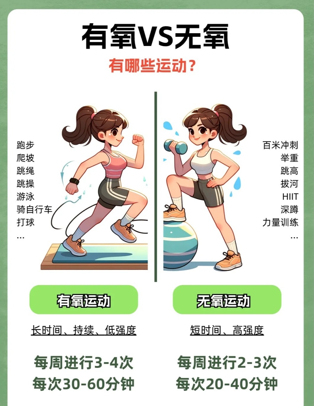 常见的无氧运动有哪些，常见无氧运动简介