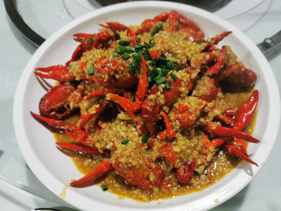 探索美食之旅，蒜蓉小龙虾的独特魅力与图片展示，蒜蓉小龙虾的独特魅力，一场视觉与味觉的探索之旅