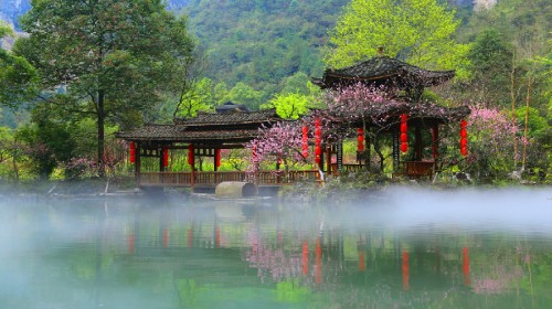 酉阳桃花源门票，探寻秘境的通行证，酉阳桃花源门票，秘境通行证开启探秘之旅