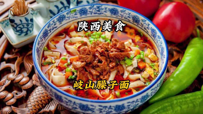 臊子面的魅力，从图片解读传统美食，臊子面的魅力，传统美食的图片解读