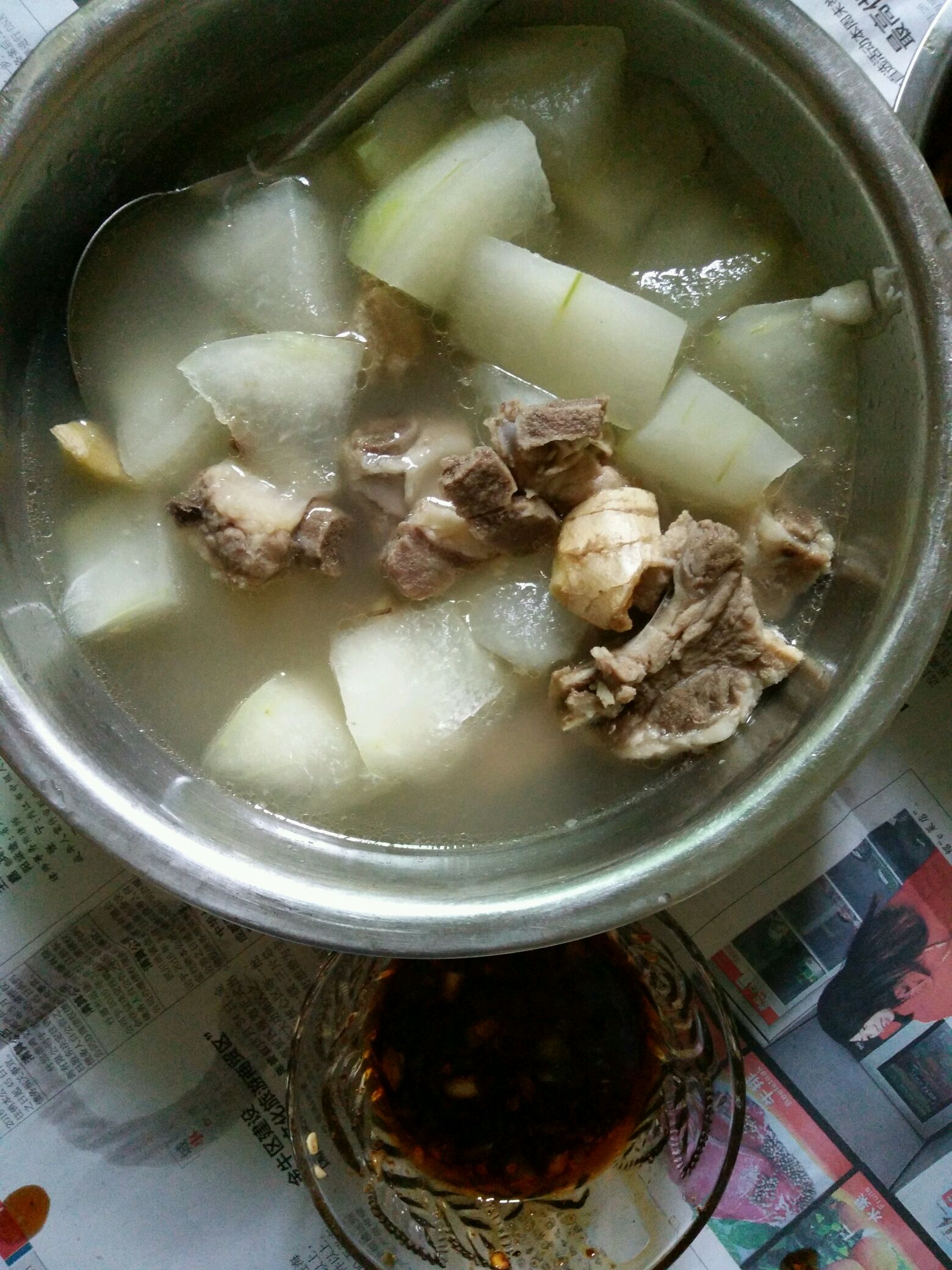 冬瓜排骨汤，一道家常美味汤品的做法，冬瓜排骨汤，家常美味汤品做法分享
