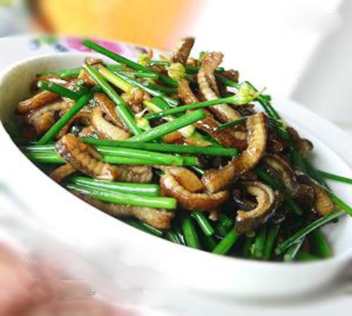 韭菜炒黄鳝，一道美味佳肴的诞生与品味，韭菜炒黄鳝，美味佳肴的诞生与品鉴之旅