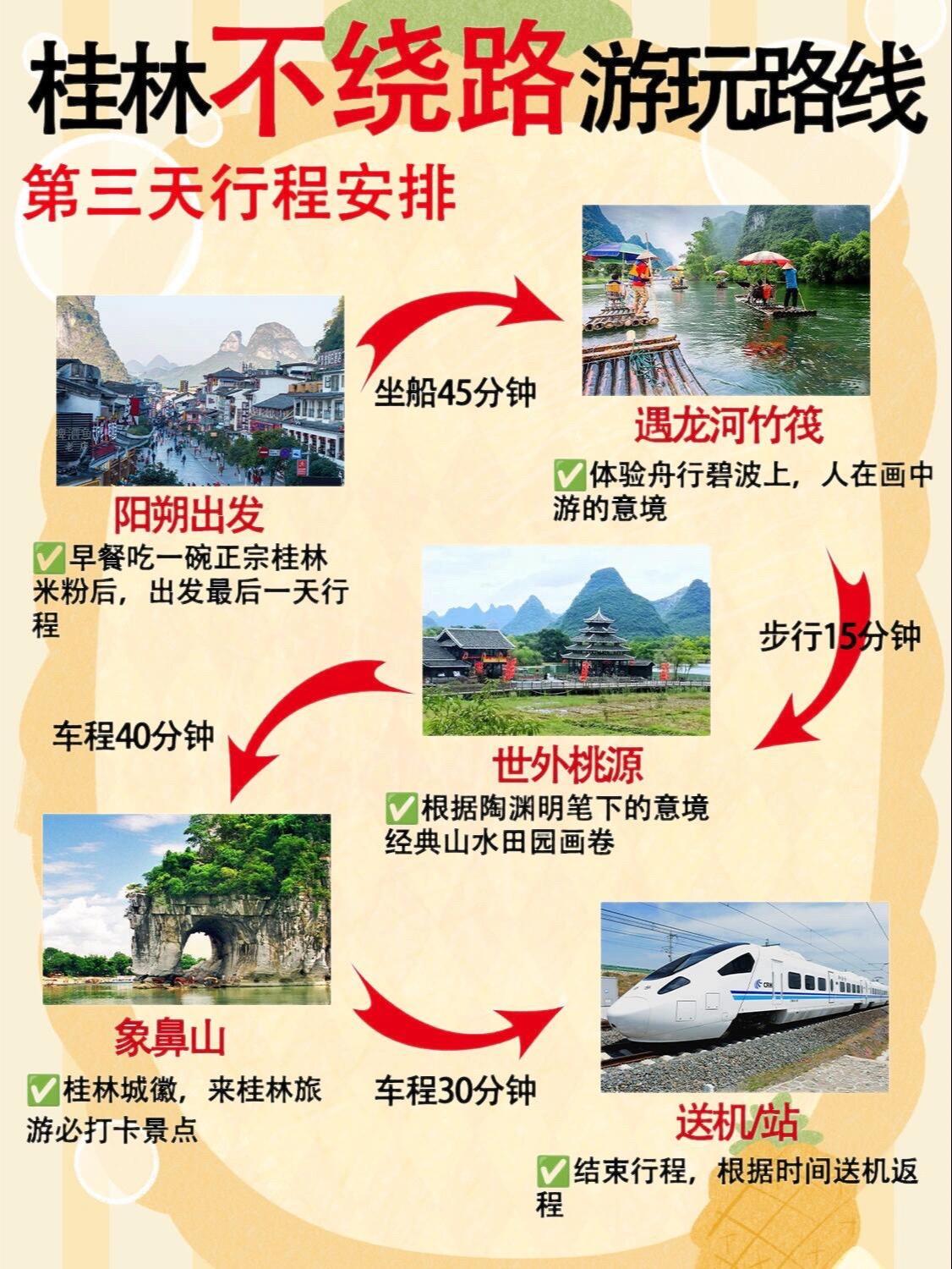 桂林三日游旅游路线，桂林三日游精彩行程安排